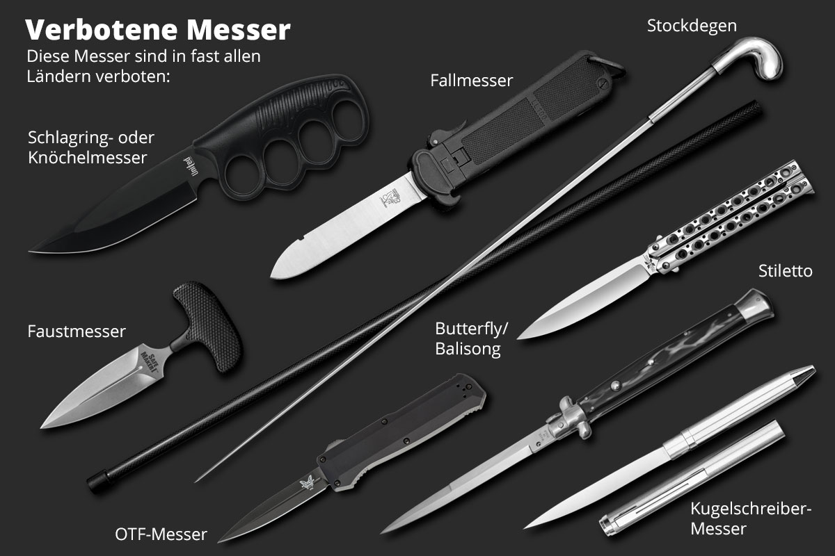 Taschenmesser - Das Messerrecht in einer Übersicht